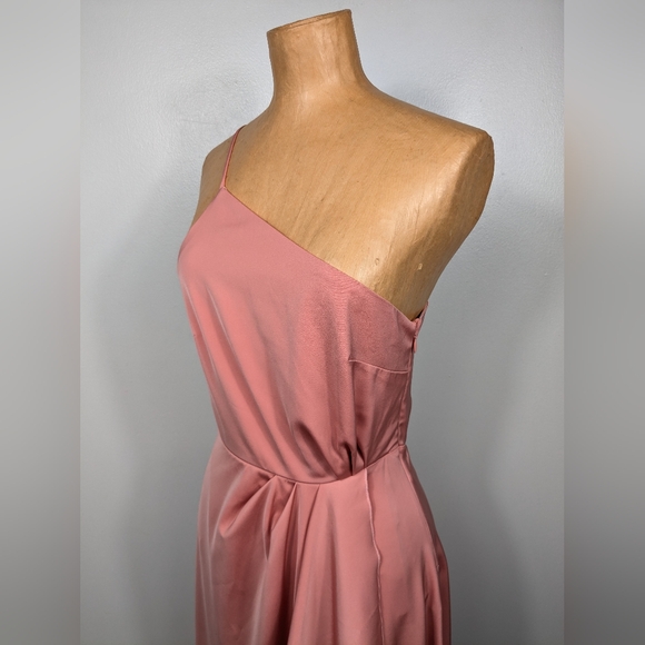 MAJORELLE Emery Gown Pink Size Small One Shoulder Open Back Dress Revolve - Picture 10 of 16